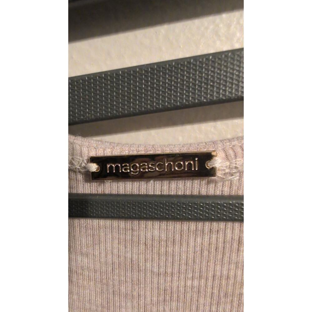 Magaschoni Wrap V-Neck Knit Top – Size Large - Picture 3 of 4